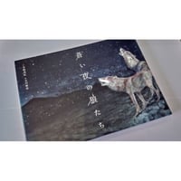 絵本　蒼い夜の狼たち 単行本 – 2022/1/1    著者：寺崎美紅     絵：玉川麻衣