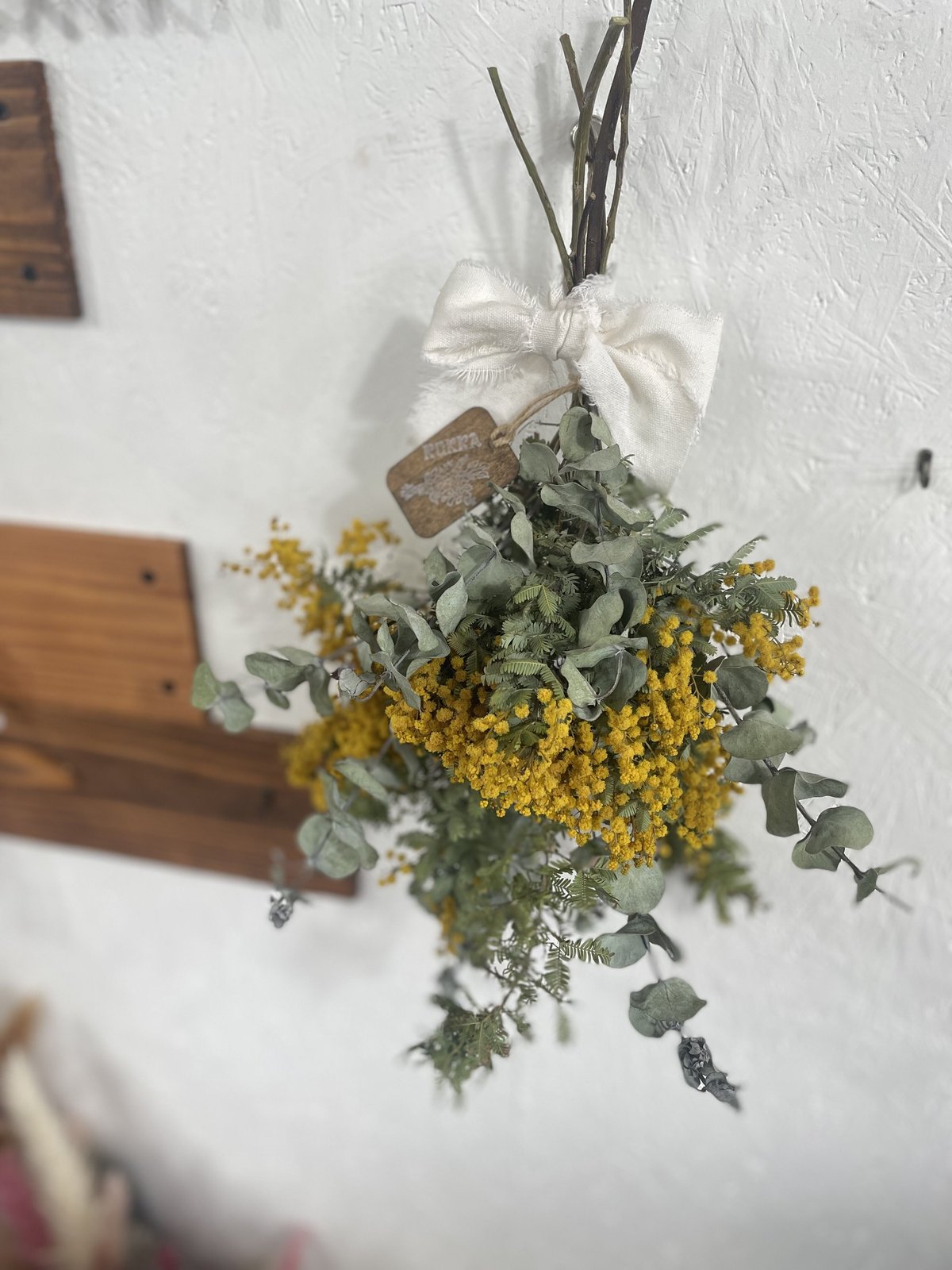 ナチュラルスワッグ　ミモザ swag.011 ミモザスワッグ/ドライフラワー | kukka