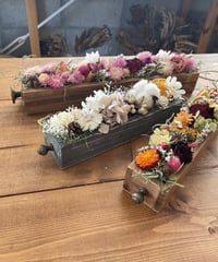 アレンジ.012 ドライフラワーフレームS ワイルド | kukka