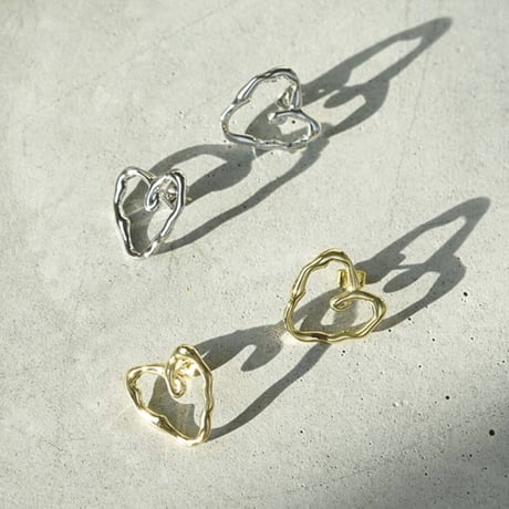 deformation heart ピアス