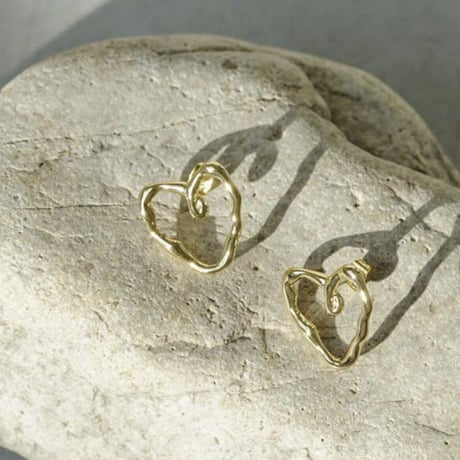 deformation heart ピアス