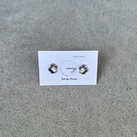silver×white pierce