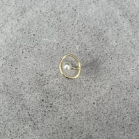pearl×gold ring
