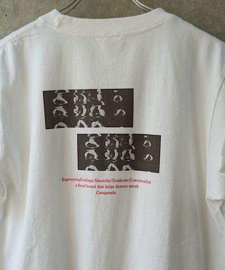 [再販]Campanula back print T-shirt