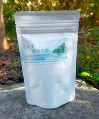 ミントと釜炒り茶　ティーバック　お茶のカジハラ（芦北町）
