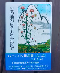 この地の息子と生まれて パク・ノヘ作品集　辛英尚（編訳）　梓書店　1993年