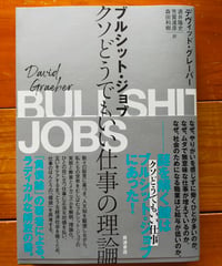 ブルシット・ジョブ クソどうでもいい仕事の理論　デヴィッド・グレーバー　酒井隆史・芳賀達彦・森田和樹（訳）　岩波書店　2020年