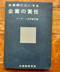 水俣病にたいする企業の責任 チッソの不法行為　水俣病を告発する会　1970年