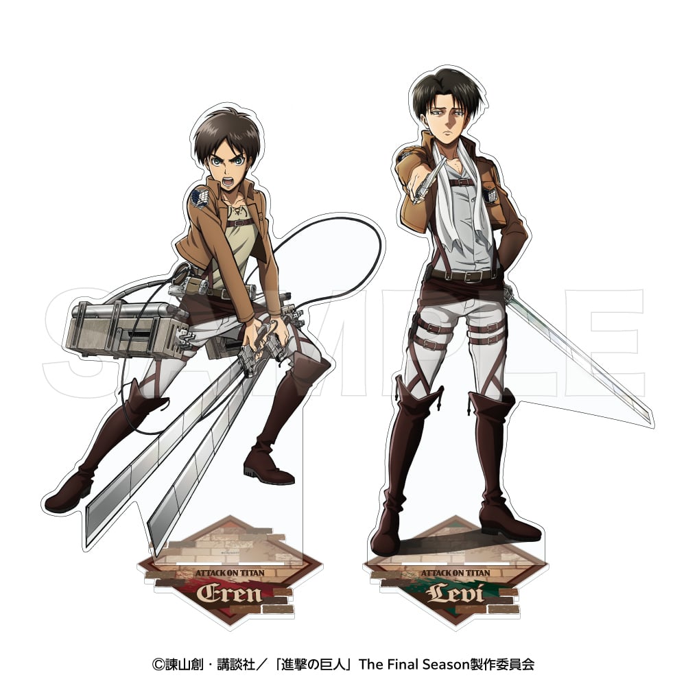 進撃の巨人 ビッグアクリルスタンド | AVENGERZ ONLINESTORE