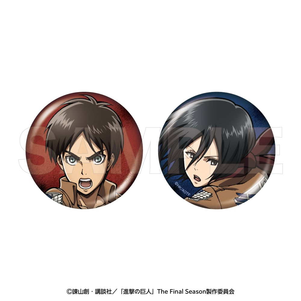 進撃の巨人 キャラバッジセット | AVENGERZ ONLINESTORE