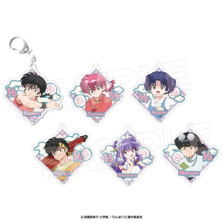 らんま1/2 ひなまつり アクリルキーホルダー 缶バッジ セミコンプ らんま1/2 ひなまつり アクリルキーホルダー 缶バッジ セミコンプ