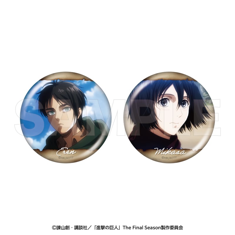 進撃の巨人 キャラバッジセット プレイバックPart1/Part2 セット 進撃の巨人 キャラバッジセット | AVENGERZ ONLINESTORE