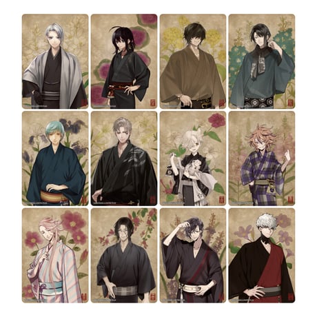 刀剣乱舞 華こよみ Vol.2 薬研 ポスカ 刀剣乱舞-ONLINE- 絵葉書集 華こよみ絵巻 第2弾 ポストカードブック