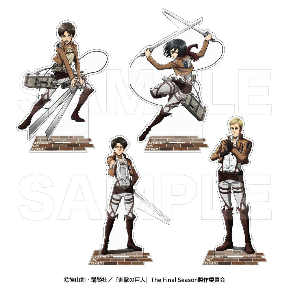 進撃の巨人 アクリルスタンド | AVENGERZ ONLINESTORE
