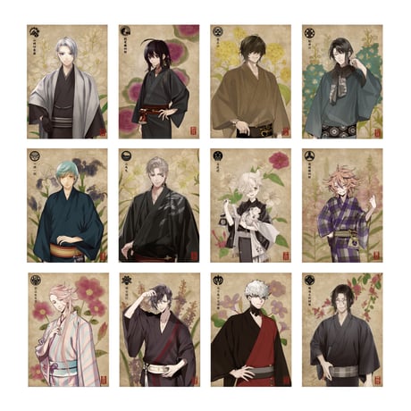 刀剣乱舞-ONLINE- 華こよみ絵巻 第五弾 絵葉書集