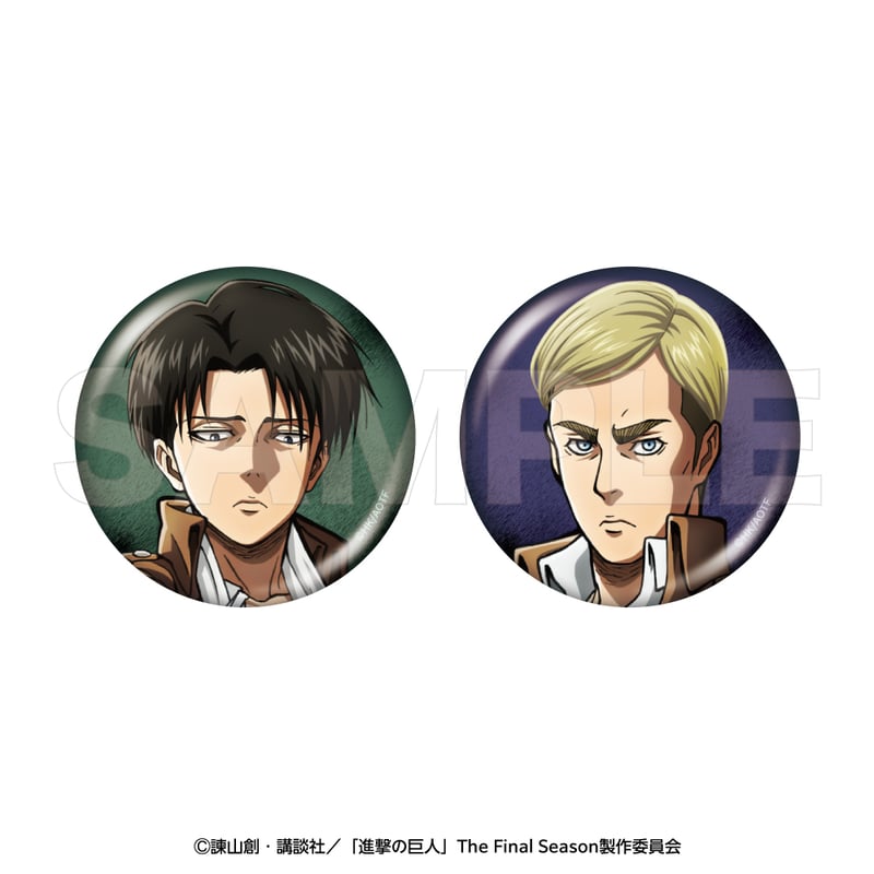 進撃の巨人 10個セット　きゃらドリ 進撃の巨人 キャラバッジセット | AVENGERZ ONLINESTORE