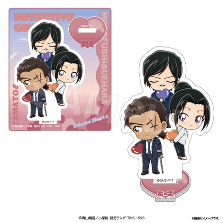 名探偵コナン アクリルスタンド カラフルはーと2