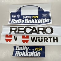 WRC等複数ブランド ステッカーセット WRC ロゴステッカーセット | ラリー北海道ショップ