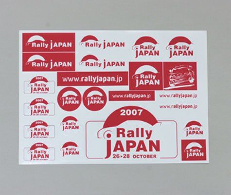 希少 本物 当時物 ラリージャパン2006 オフィシャルカー ステッカー original