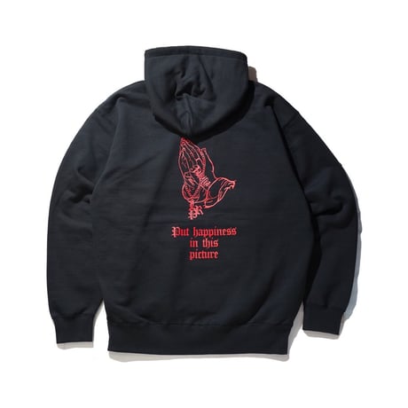 PRAYING HANDS P/O HOODIE - BLACK