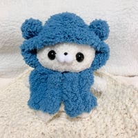 ふわっふわなアニマルコート ブルー