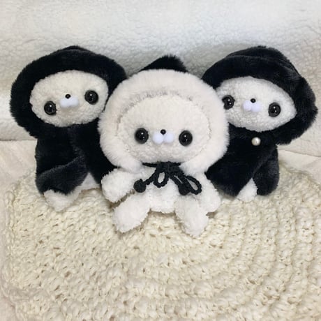ふわっふわのブラックファーコート＆フード