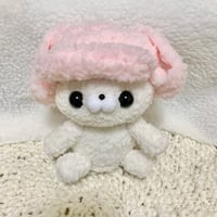 ふわふわピンクなお帽子