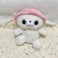 ピンクのマーブルお帽子 なんにでもなれる丸いやつら 着せ替え