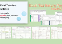 Excel Tax Return Template for 2024Y