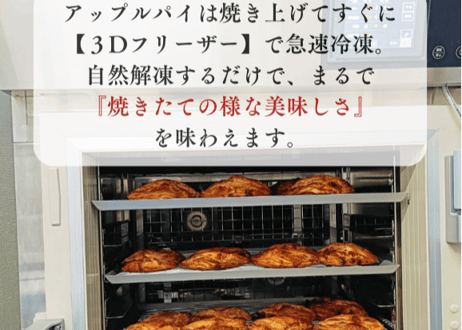 【贈答用ギフトBOX入り｜アップルパイ】Ranko Delicieux まるで焼きたて！パイのザックザク感が自慢のアップルパイ《北海道産厳選素材100％・シナモン添加物不使用》※熨斗・メッセージ無料