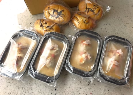 【一部送料無料】「スペシャリテの北海道クネル＆自家製パン」４食セット　※離島配送不可