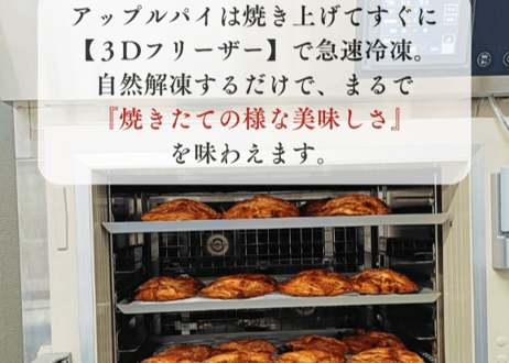 【ザクザク・アップルパイ 6個入】Ranko Delicieux  まるで焼きたての美味しさ！パイのザックザク感が特徴の進化系アップルパイ 《北海道産の厳選素材100％・シナモン不使用・添加物ゼロ》