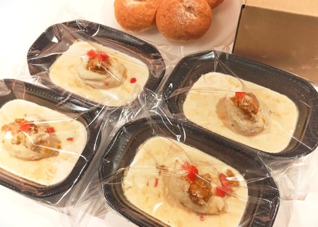 【一部送料無料】「スペシャリテの北海道クネル＆自家製パン」４食セット　※離島配送不可