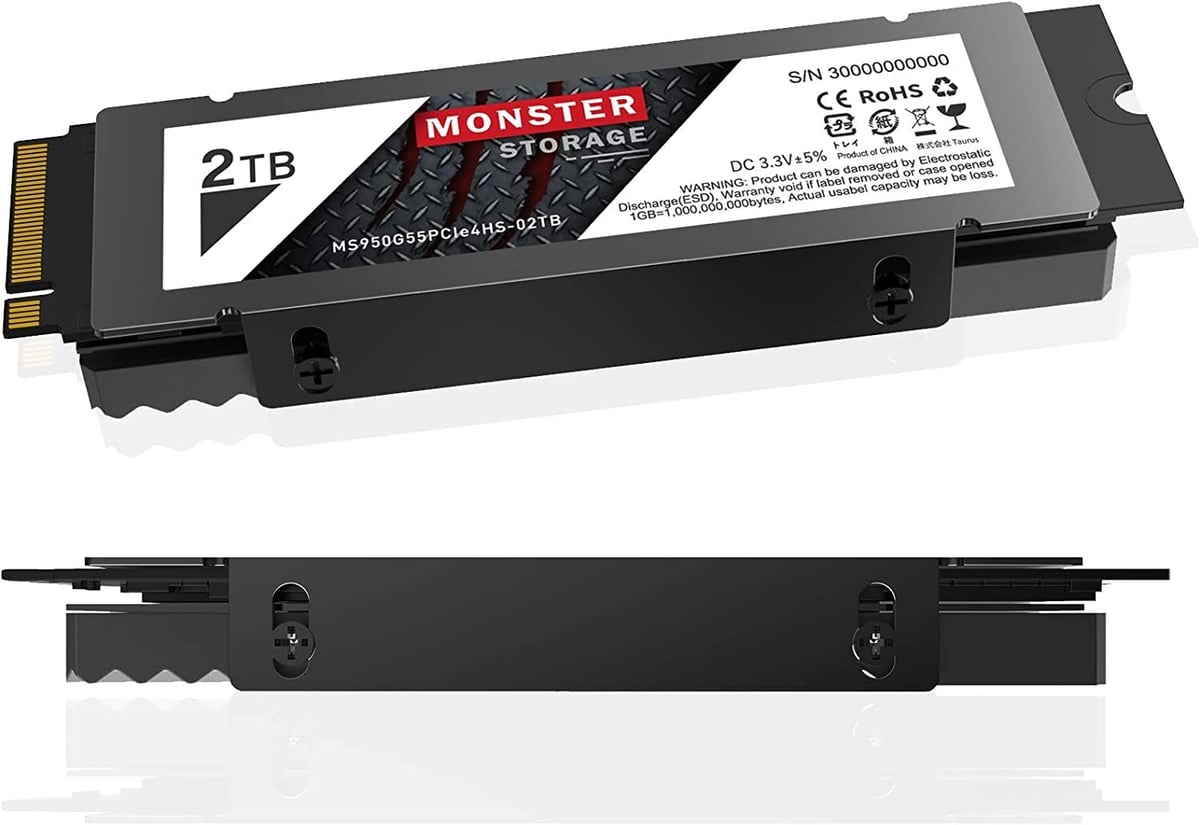 Monster Storage(モンスターストレージ) ヒートシンク搭載 内蔵 Monster Storage(モンスターストレージ) ヒートシンク搭載 内蔵