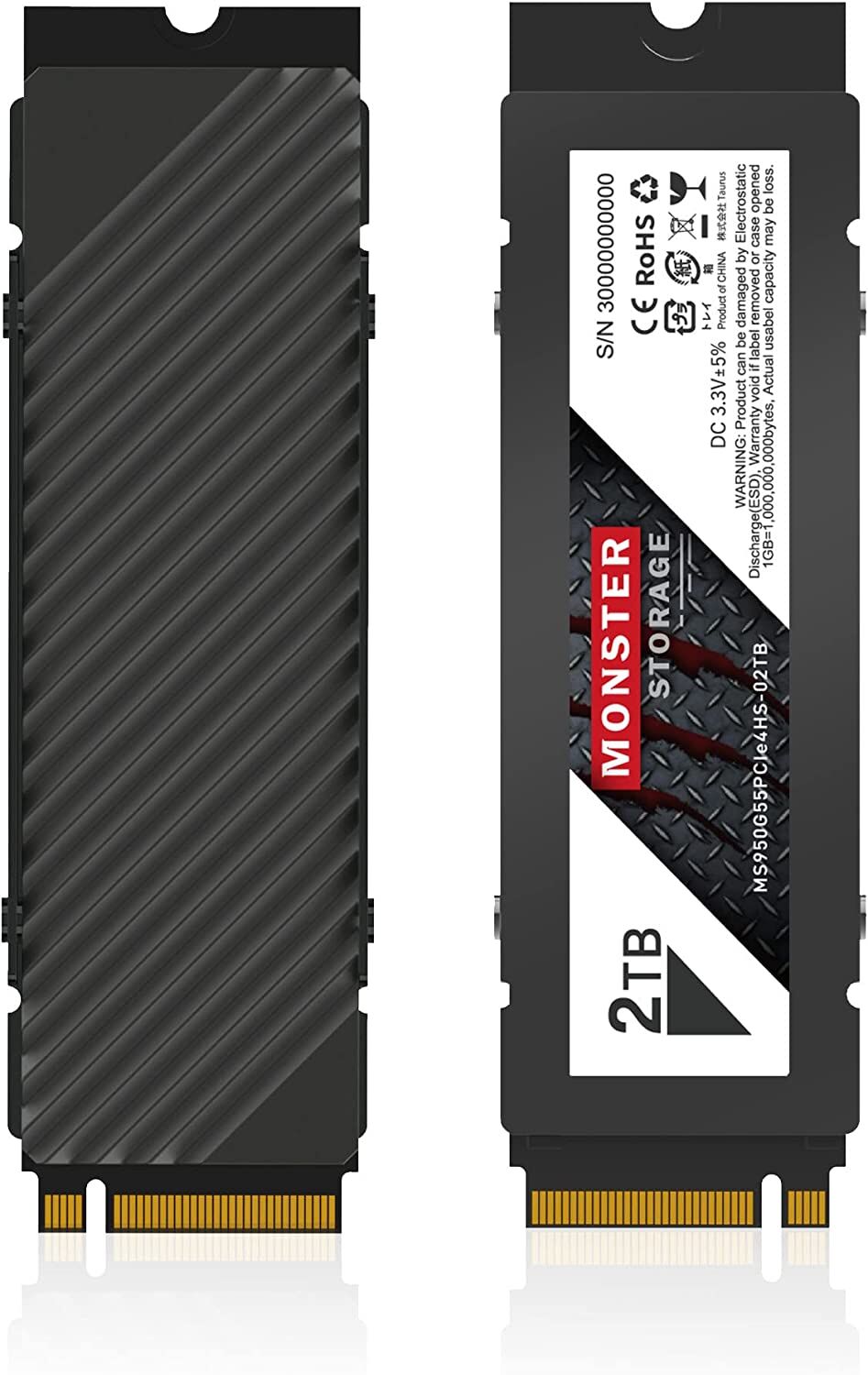 Monster Storage(モンスターストレージ) ヒートシンク搭載 内蔵 Monster Storage(モンスターストレージ) ヒートシンク搭載 内蔵