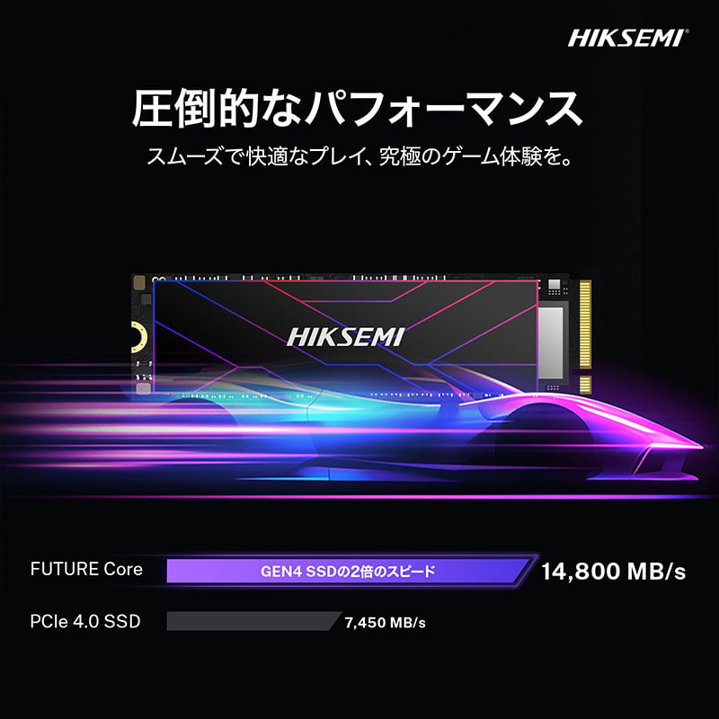 HIKSEMI Gen5 内蔵SSD 1TB PCIe 5.0 NVMe M.2 2280 読