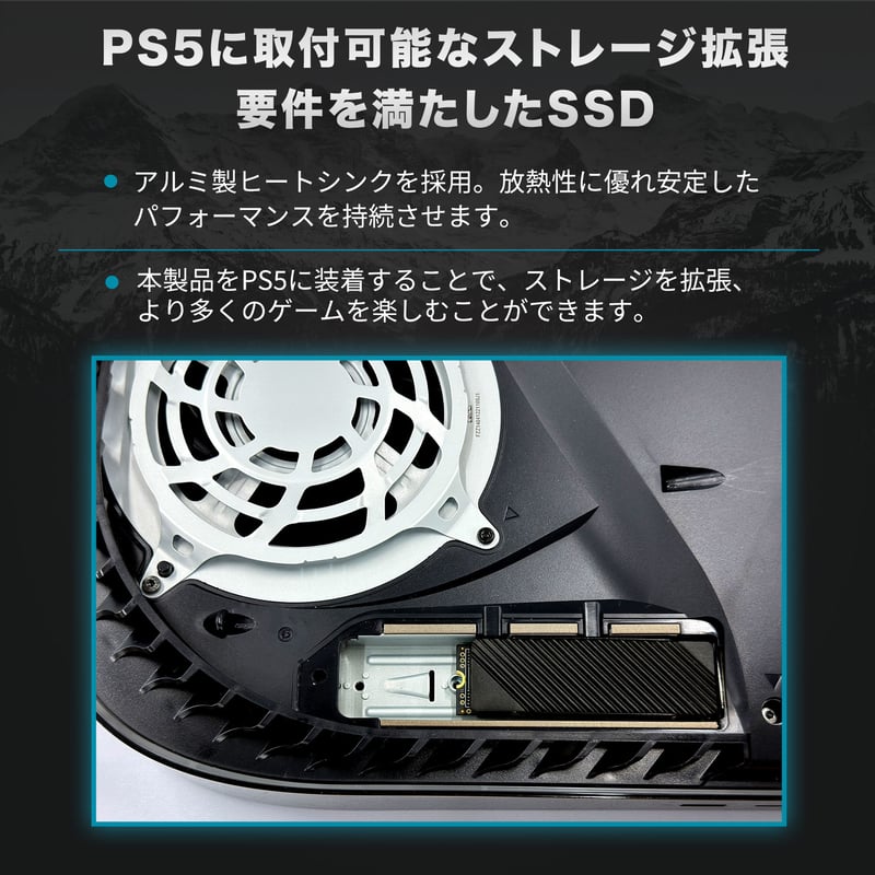 Monster Storage(モンスターストレージ) ヒートシンク搭載 内蔵SSD NVMe Monster Storage(モンスターストレージ) ヒートシンク搭載 内蔵SSD NVMe