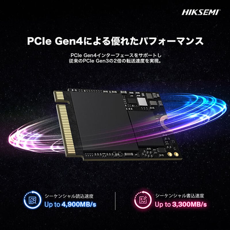 HIKSEMI 1TB 2230 NVMe M.2 SSD PCIe Gen4×4 HS-SS