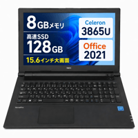 【整備済み品】NEC  Versapro VKE18 15.6型 ノートパソコン / Celeron 3865U / 8GBメモリ / SSD 128GB