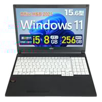 FUJITSU LIFEBOOK Corei3 メモリ8GB SSD256GB 整備済み品】富士通 ノートパソコン LIFEBOOK 15.6型/第8世代 Core i3/
