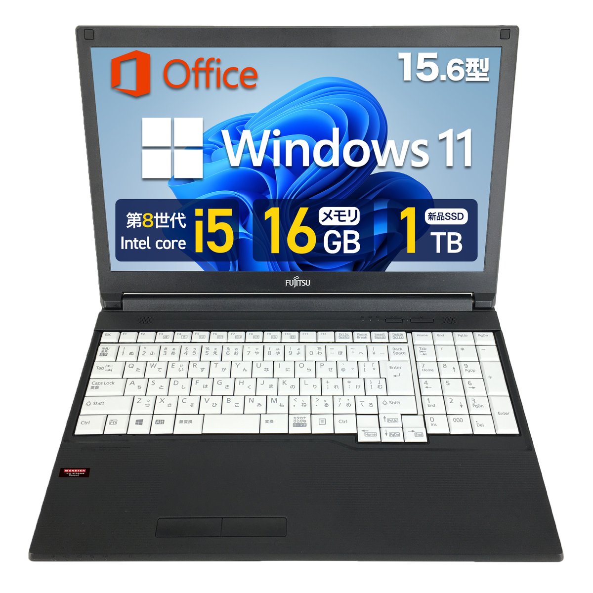 Fujitsu ノートPC 15.6インチ Intel Core i5 整備済み品】富士通 ノートパソコン LIFEBOOK 15.6型/第8世代 Core i5/