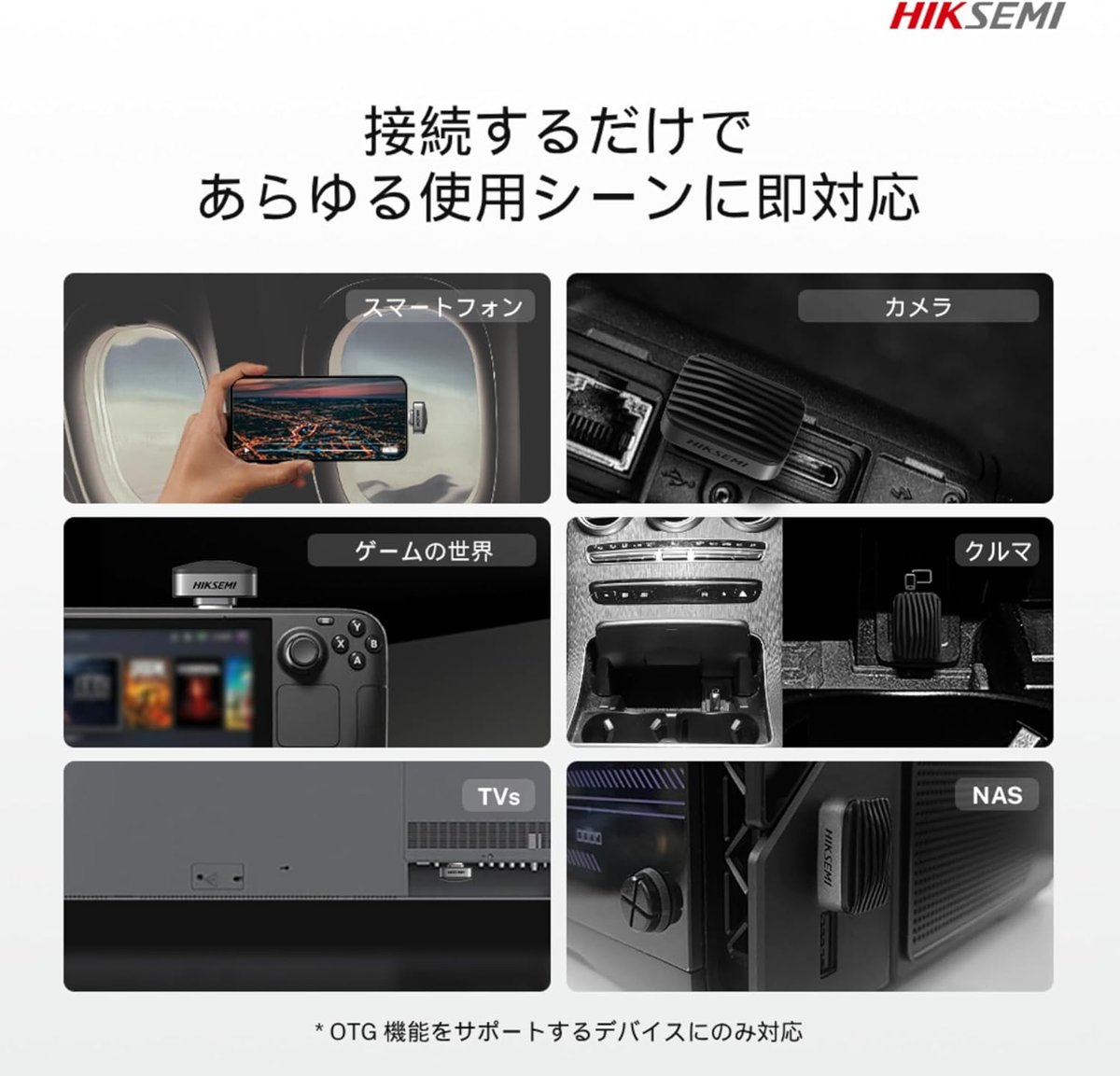 HIKSEMI 極小外付けSSD 128/256/512G Type-C 最大転送速度450M