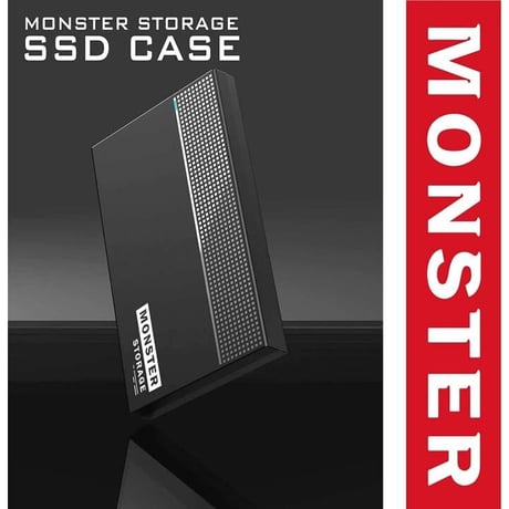 Monster Storage(モンスターストレージ) 2.5インチ SSD 外付けケ ース 5Gbps高速転送速度 MSSATC25U31-01BK