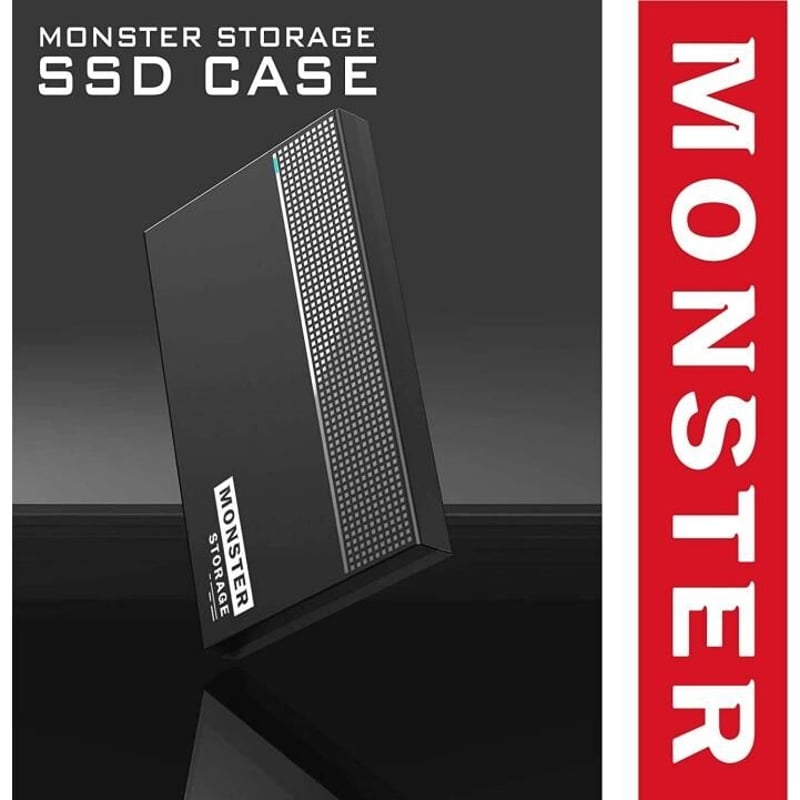 Monster Storage(モンスターストレージ) 2.5インチ SSD 外付けケ ース