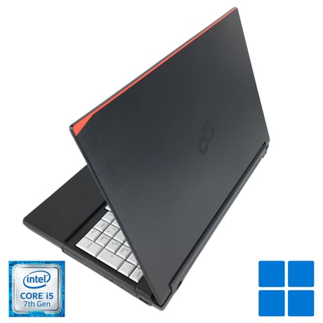 【整備済み品】富士通 ノートパソコン A577/15.6型/フルHD/第7世代 Core i5/16GBメモリ/新SSD 512GB