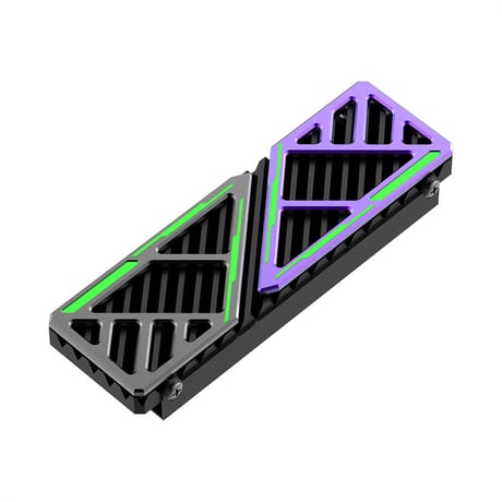 HIKSEMI M.2 2280mm SSD両面ヒートシンク PC / PS5用 熱暴走抑制 M.2 PCIE NVMe SSD HS-RADIATOR-MH1