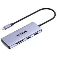 HIKSEMI 8-in-1 USB-C PD 5Gbps データ ハブ 100W USB Power Delivery 対応 USB-Cポート 4K (30Hz) 出力対応 HDMIポート