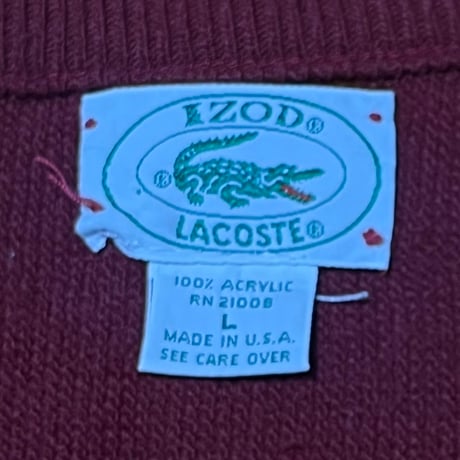 90s IZOD LACOSTE Acryl knit