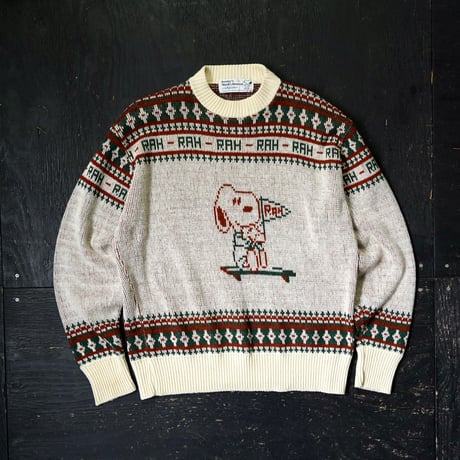Arrow Snoopy Pattern Sweater