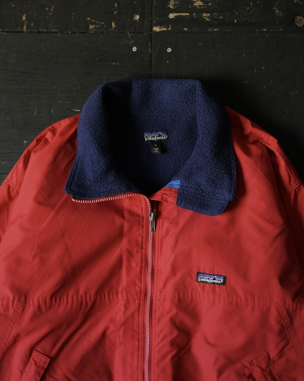 ジャケット・アウター Patagonia shelled synchilla XL USA 90's PATAGONIA「Shelled SYNCHILLA Jacket」USA製 フリースジャケット